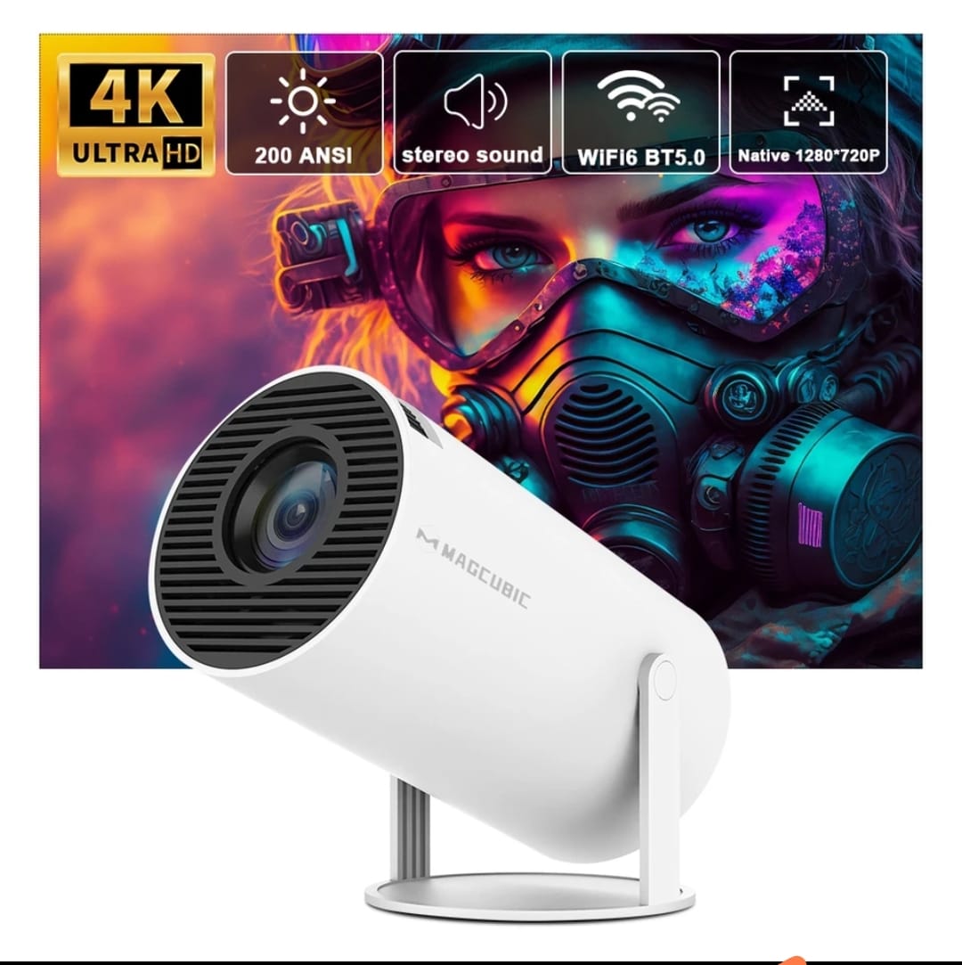 Transpeed-proyector 4K Android 11 Dual Wifi6 200 ANSI Allwinner H713 BT5.0 1080P 1280x720P para cine en casa, proyector portátil para exteriores