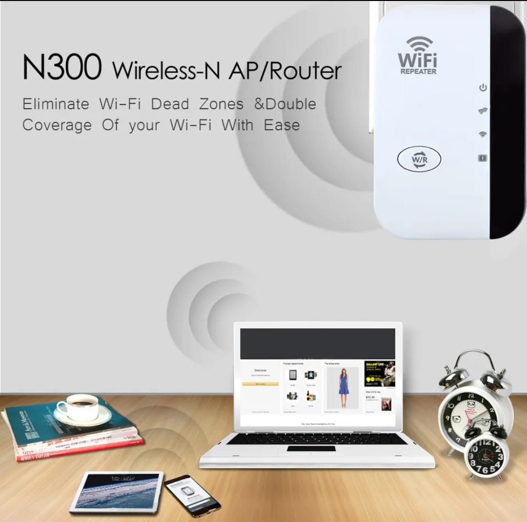 300Mbps Inalámbrico WIFI Repetidor Remoto Extensor Wifi Amplificador WiFi 802.11N WiFi Repetidor Amplificador Wi Fi Reapeter